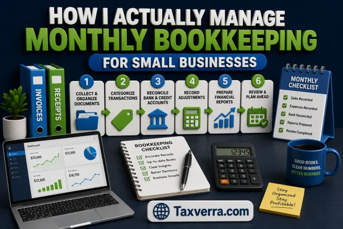 I Actually Manage Monthly Bookkeeping